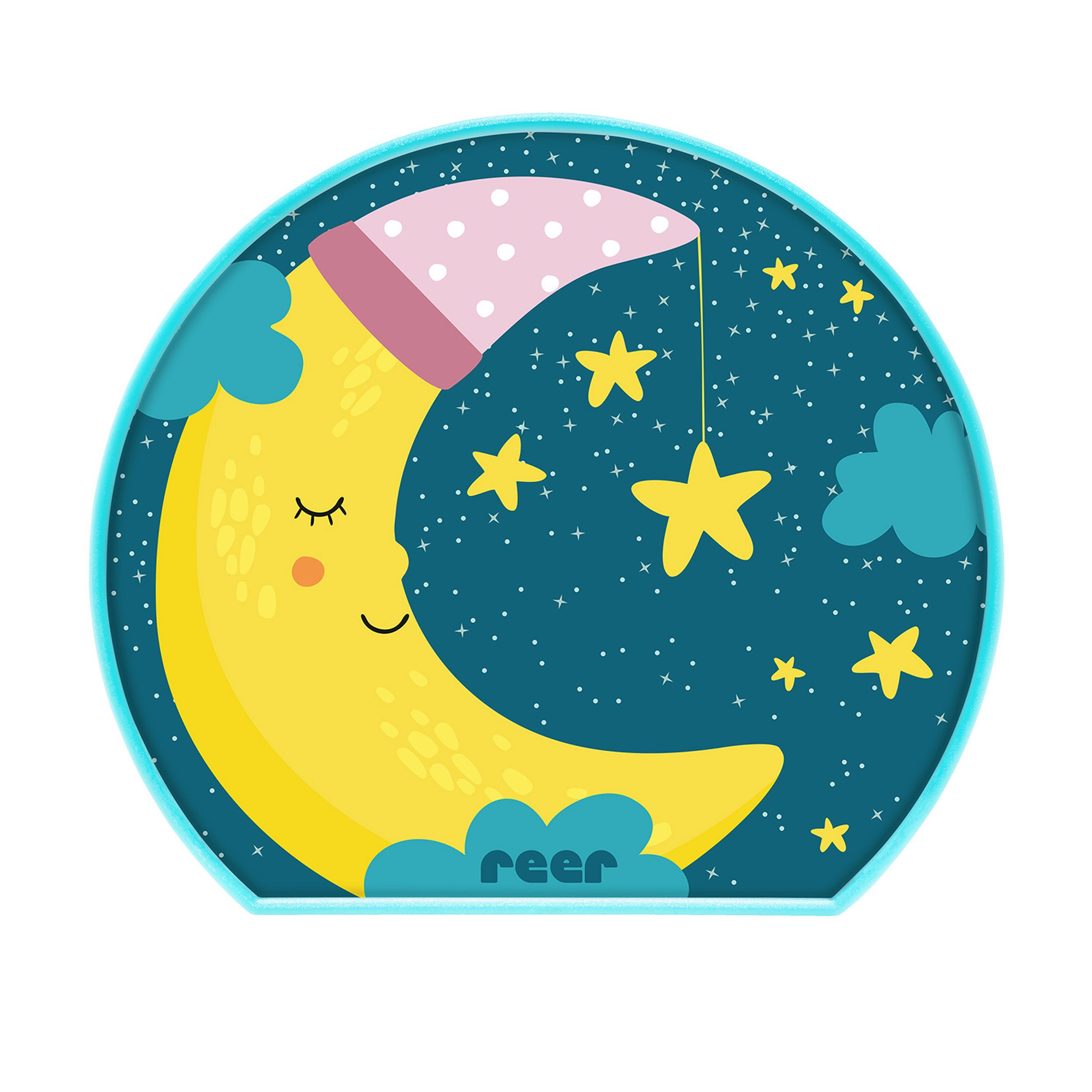 reer MyBabyLight Mond, Beruhigungslicht, Pazifikblau 1 St
