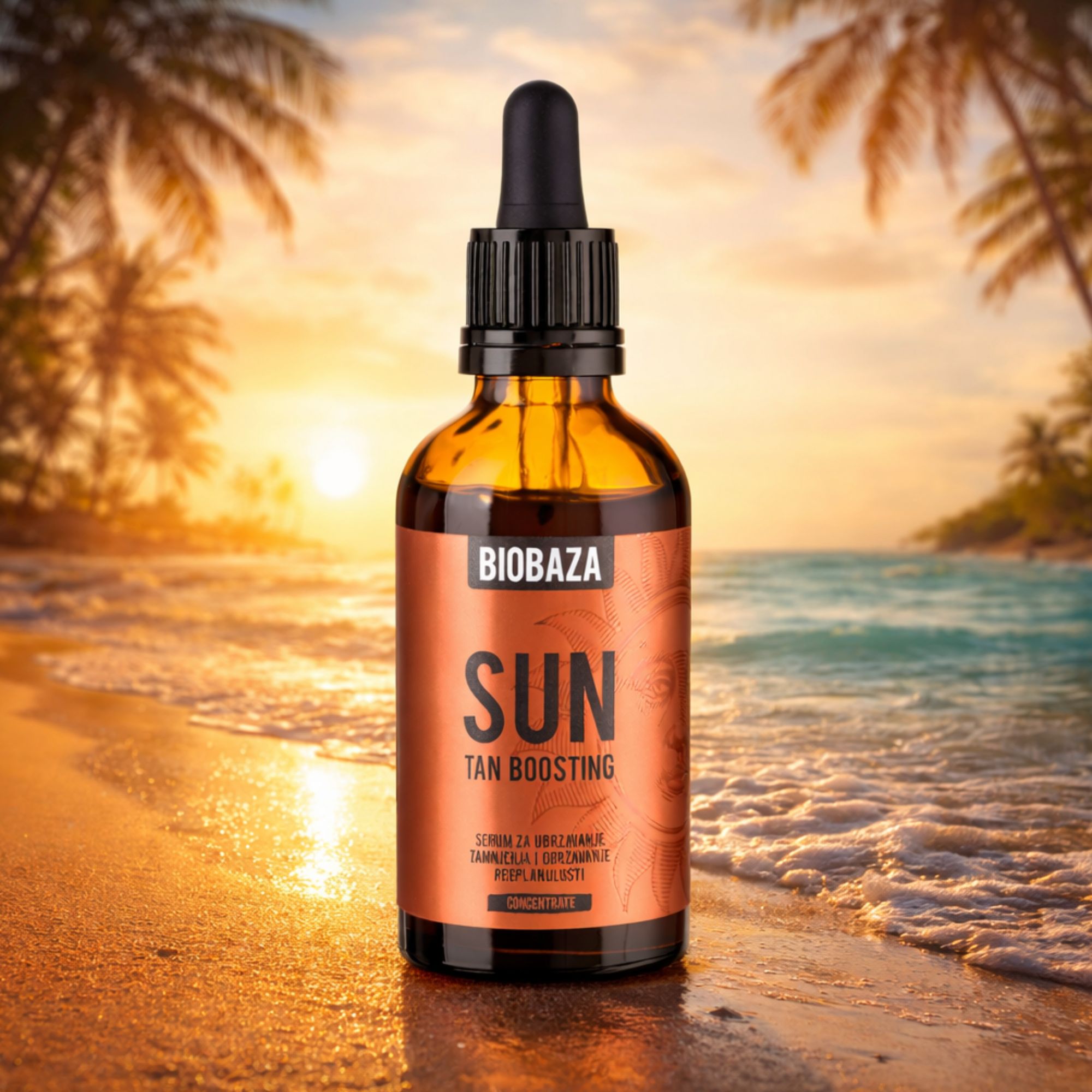 BIOBAZA Sun Boosting Serum für schnellere Bräune und bronzenen Teint