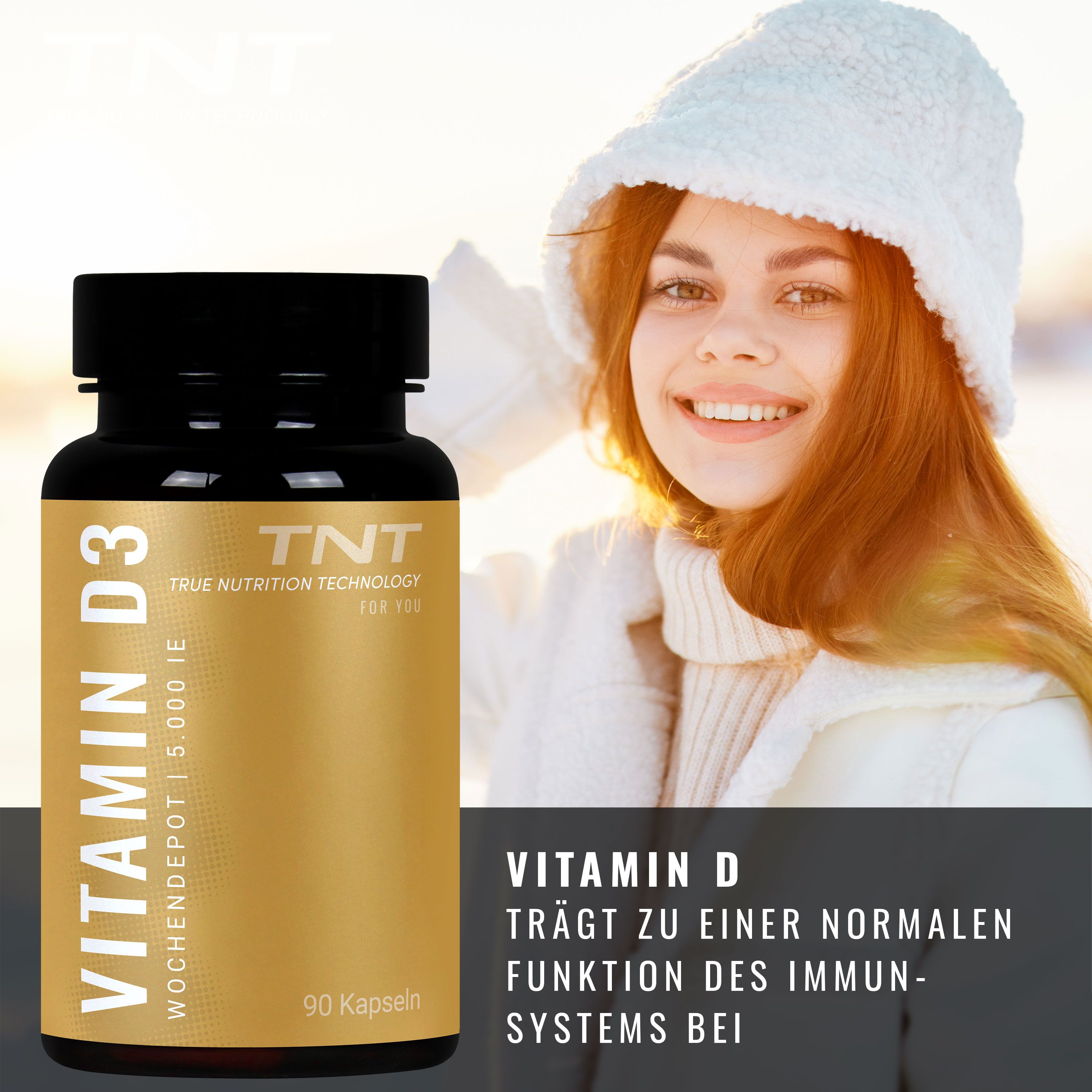 TNT Vitamin D3 Wochendepot 5000 iE