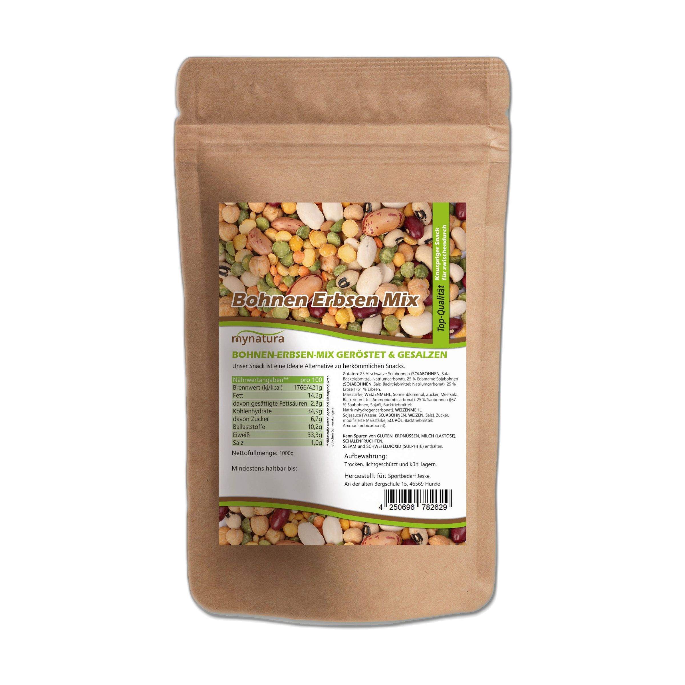 Mynatura Gerösteter Bohnen-Erbsen-Mix 1000 g