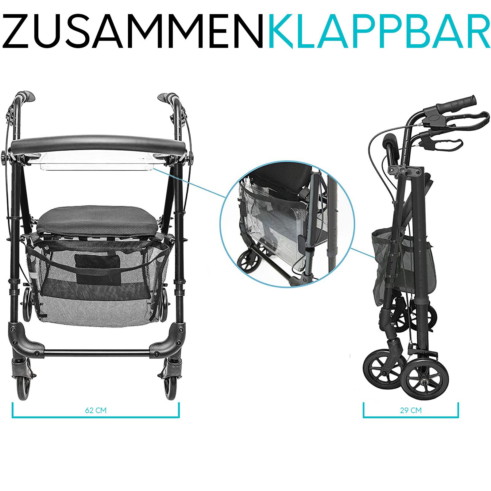 Wohnungs-Rollator IR10+ - Der wendige Indoor Rollator von Mobility Plus+