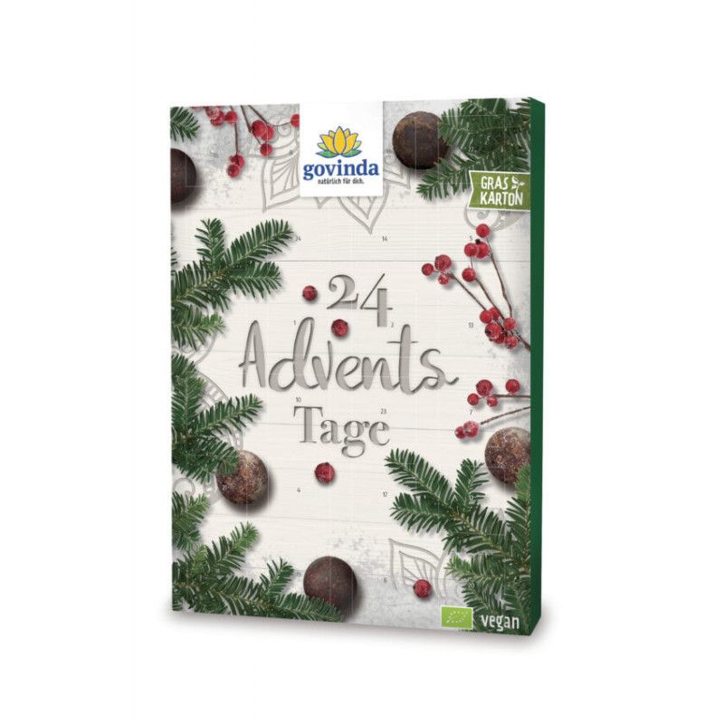 Govinda - Adventskalender 24 Fruchtkugeln