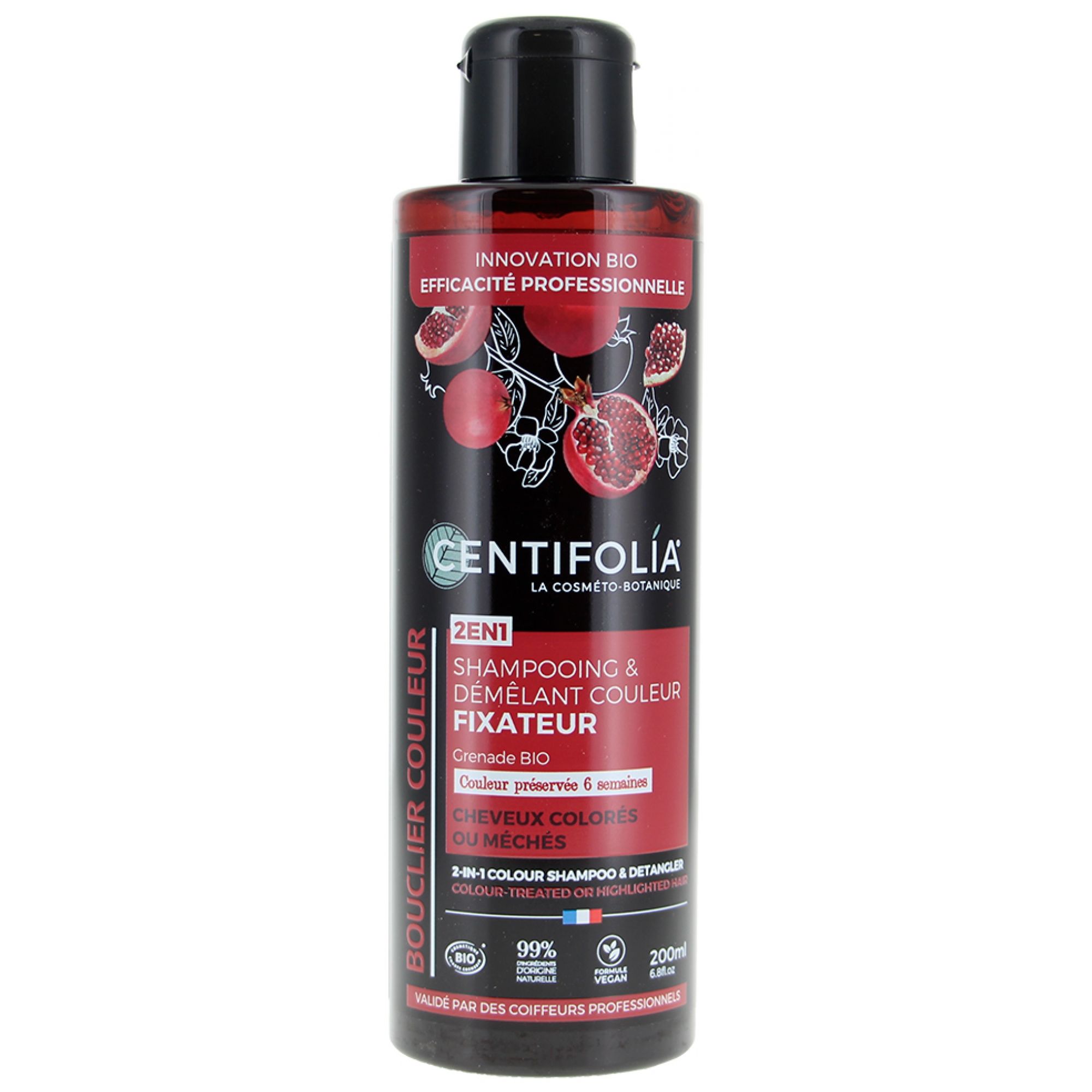 Centifolia Shampoo und Spülung Farbfixierung 2in1 Bio 15,5x4,6x4,6 cm