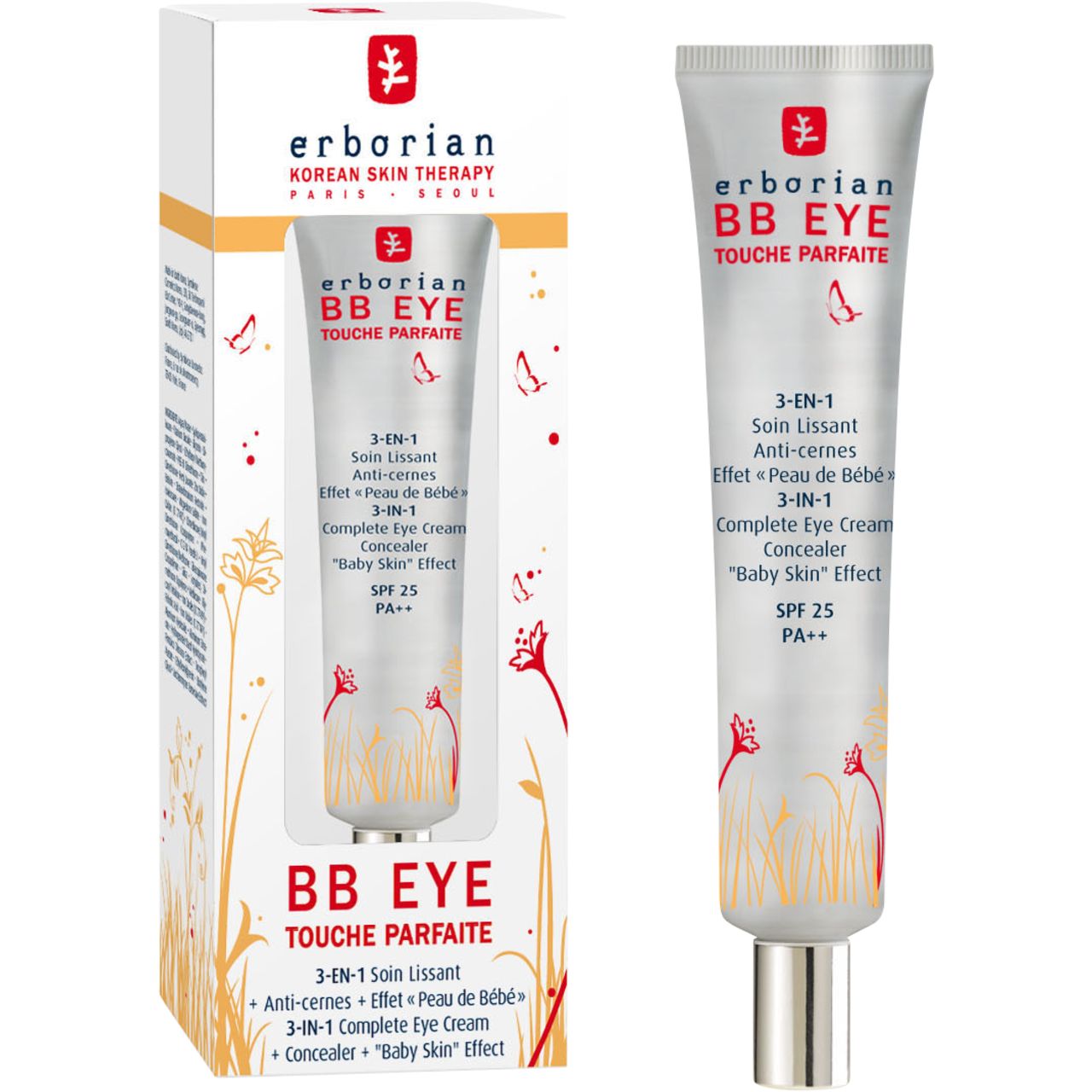 Erborian Korean Skin Therapy Paris Seoul BB Eye Touche Parfaite 3in1 15 ml Sonstige