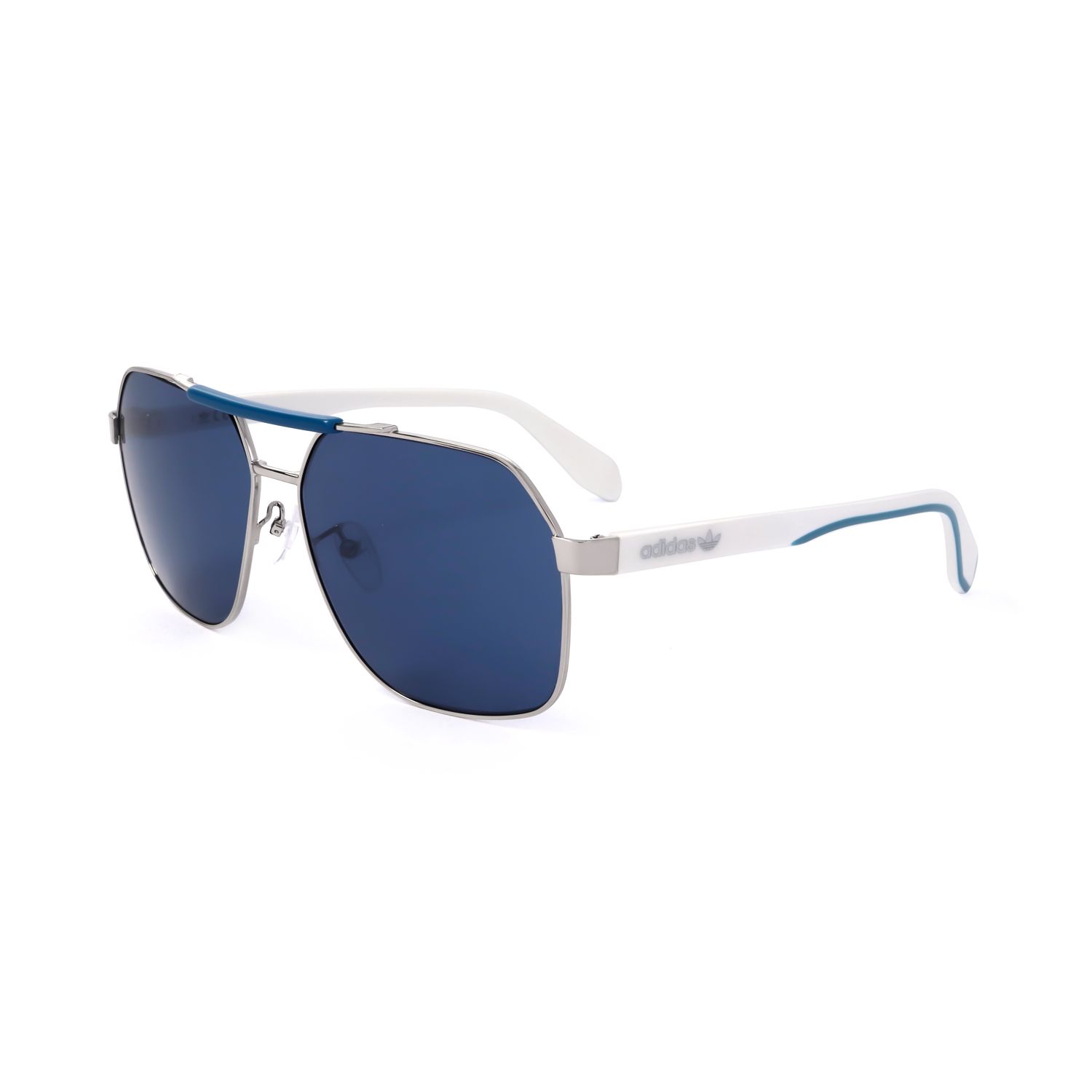Adidas occhiali da sole uomo OR0064 silver-coloured blue