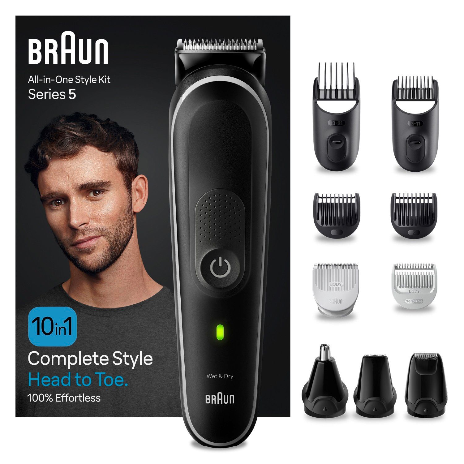 Braun - MultiGroomingKit "MGK5440 All-in-one-Styler" in Schwarz