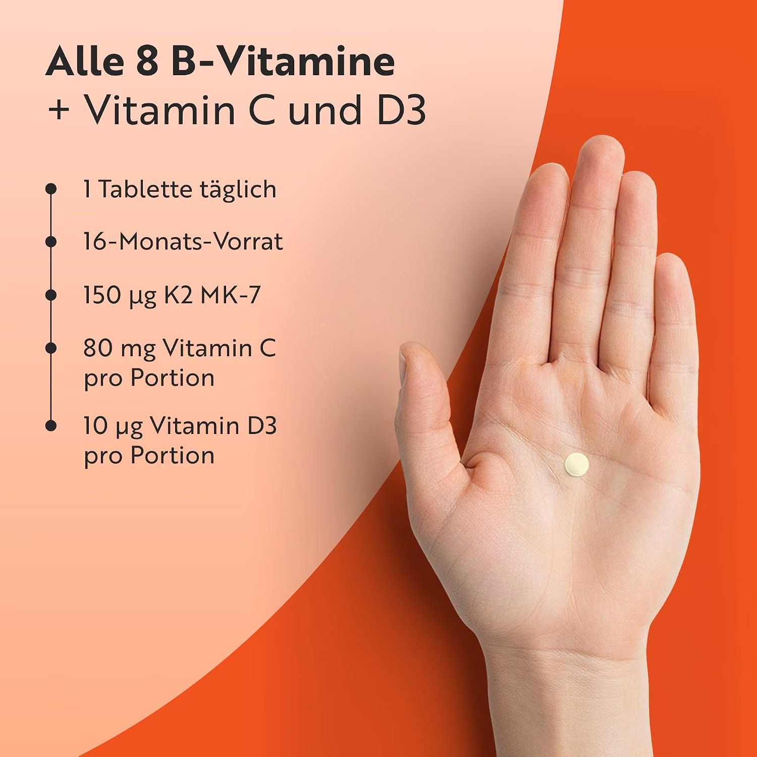 Nutravita Vitamin-B-Komplex mit C und D