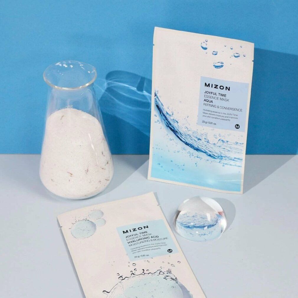 Mizon Joyful Time Essence Mask Aqua: Feuchtigkeitsspendende und erfrischende Gesichtsmaske.