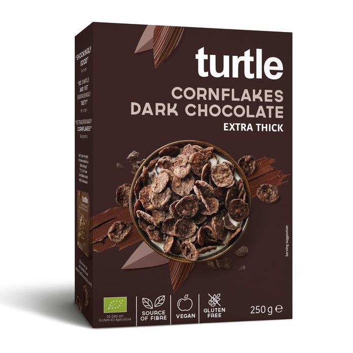 Turtle Cornflakes Dark Chocolate glutenfrei