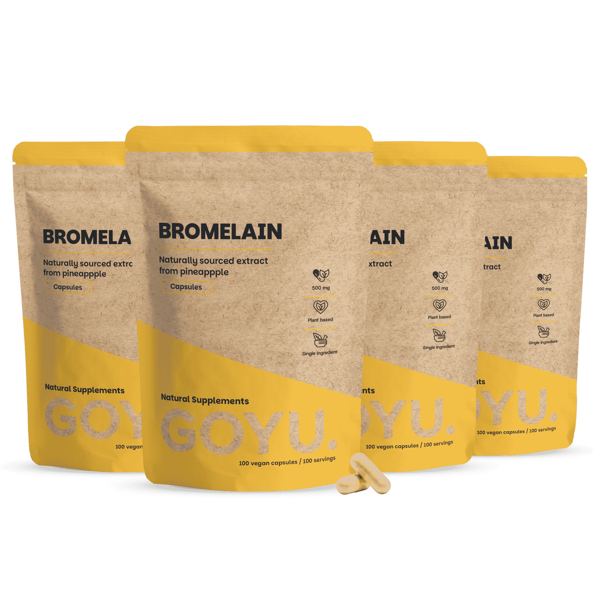 GOYU® – Bromelaine Capsules 500 mg Multipack 400