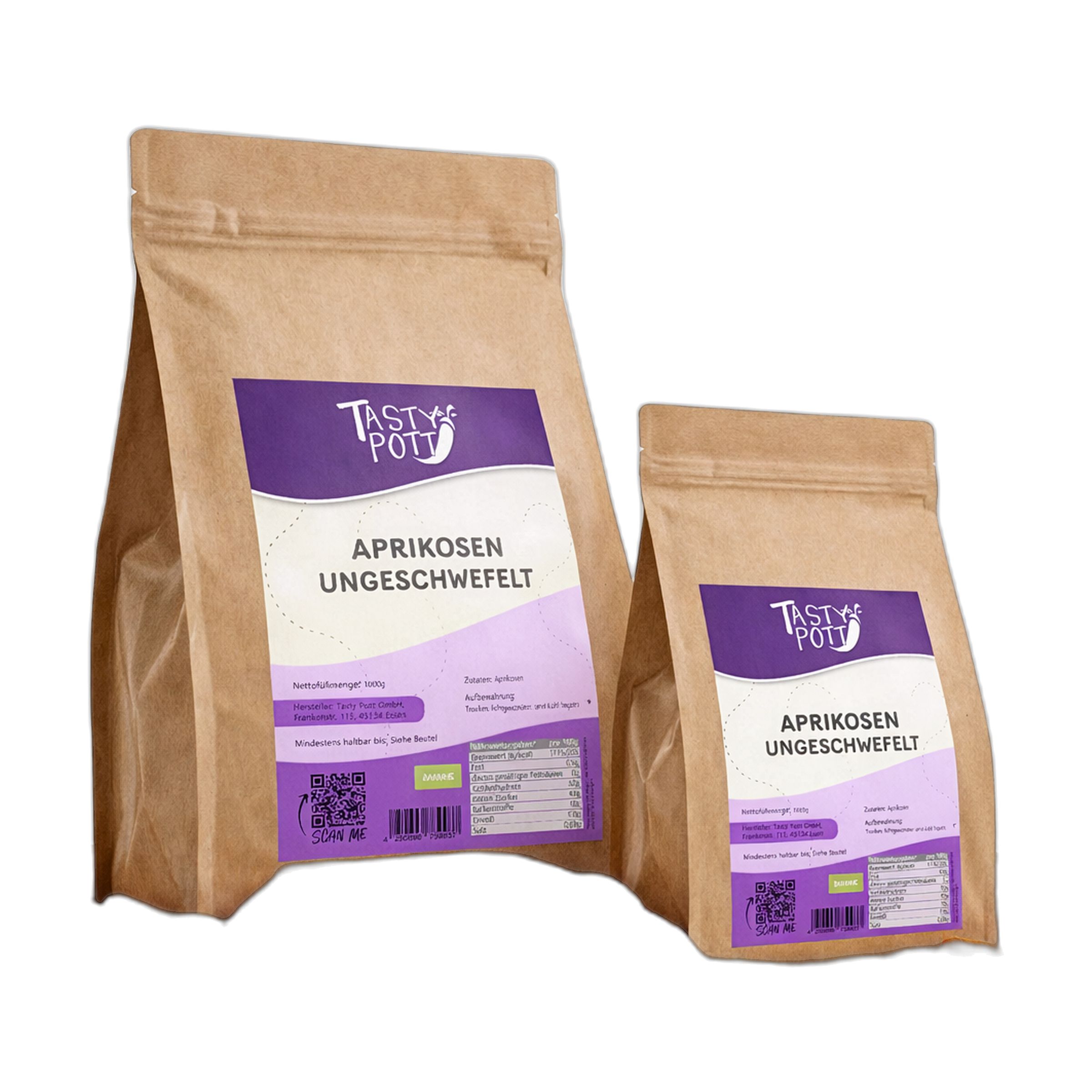 Tasty-Pott Tasty Pott getrocknete Aprikosen 1000 g