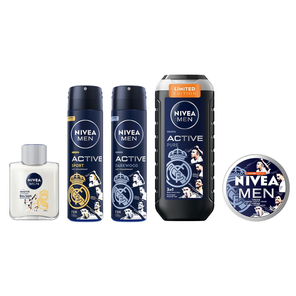 Nivea MEN Real Madrid Limited Edition Pflege Set 800 ml