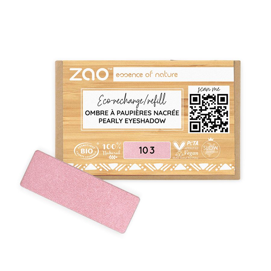 ZAO Make-up Ricarica Ombretto rettangolare Perlato 1 St