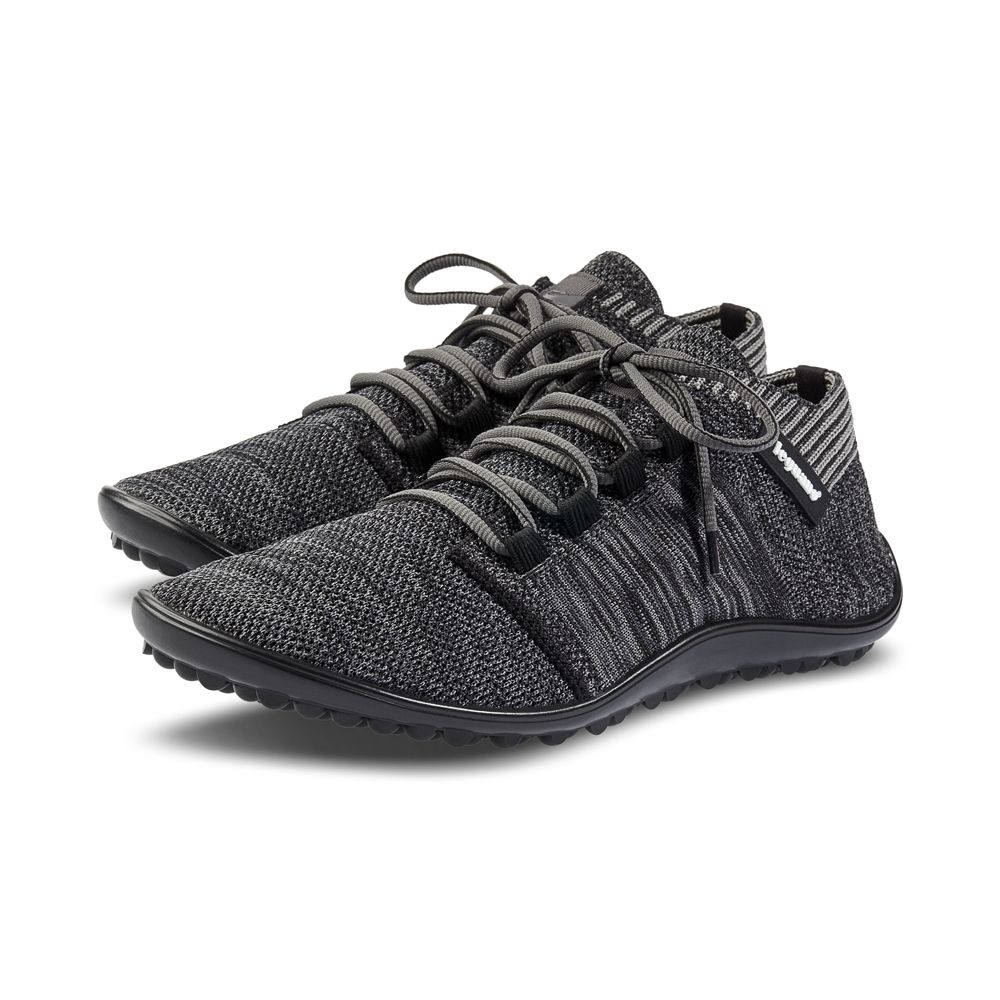 Leguano Beat Barfußschuh Gesundheitsschuh anthrazit
