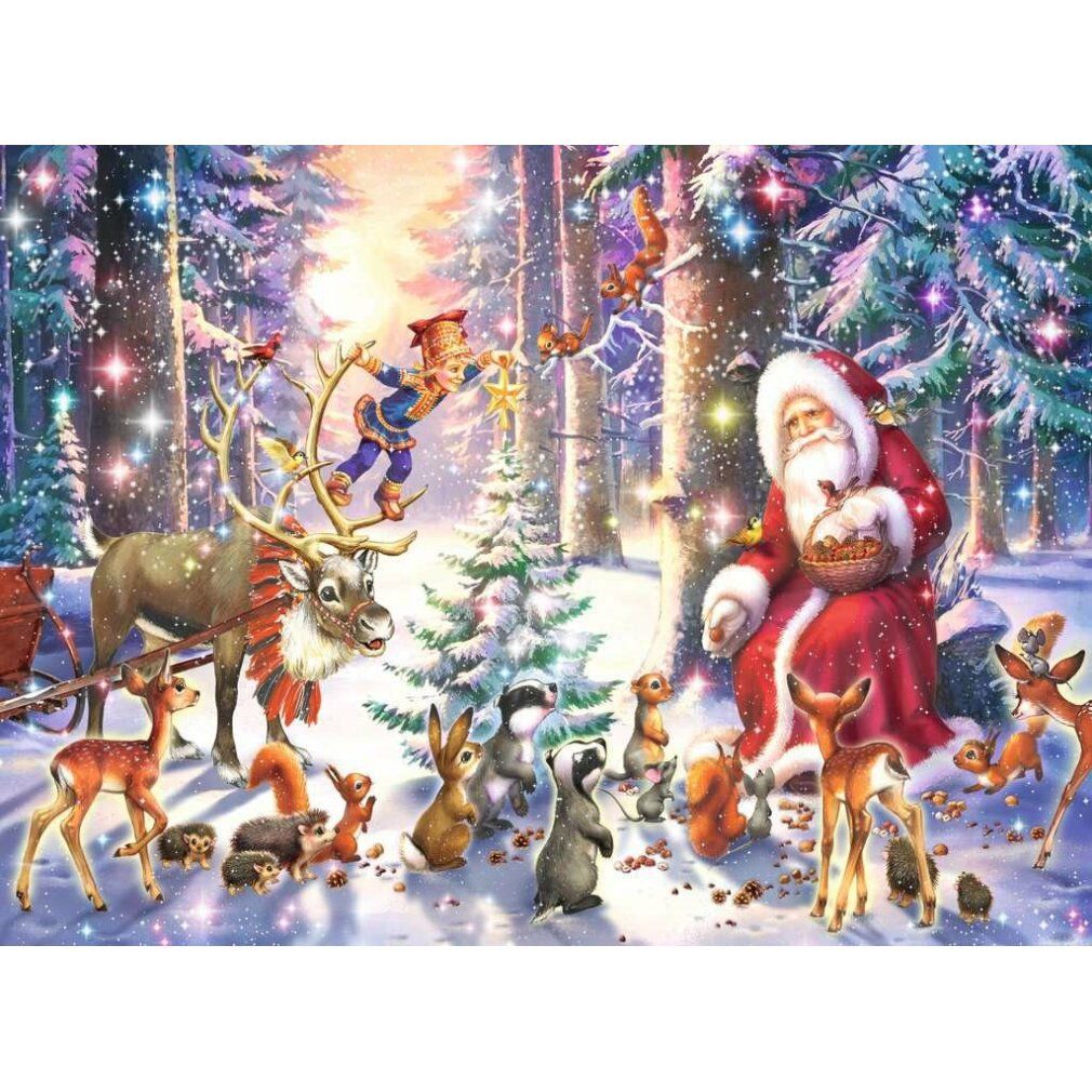 Ravensburger Ravensburger 12937 Puzzle at Weihnachtspuzzle 100 Teile