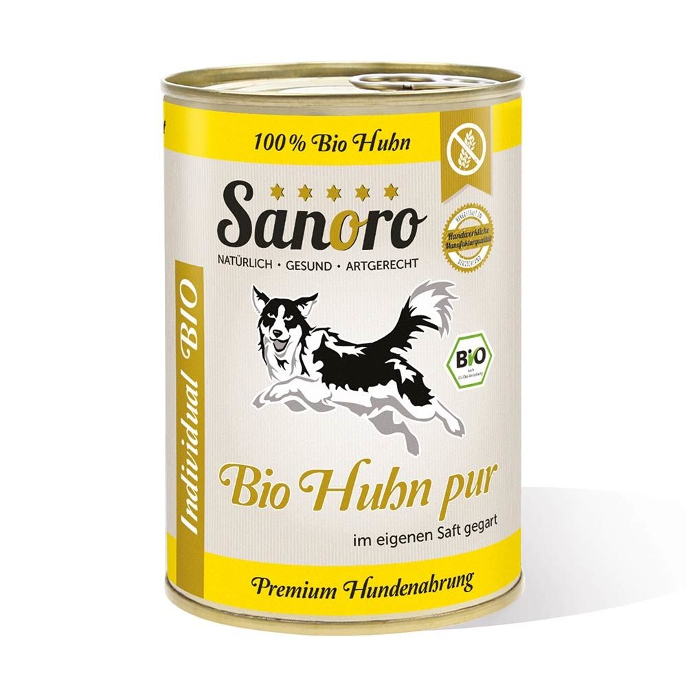 Sanoro - BIO-Huhn Pur - Pures Muskelfleisch vom BIO-Huhn