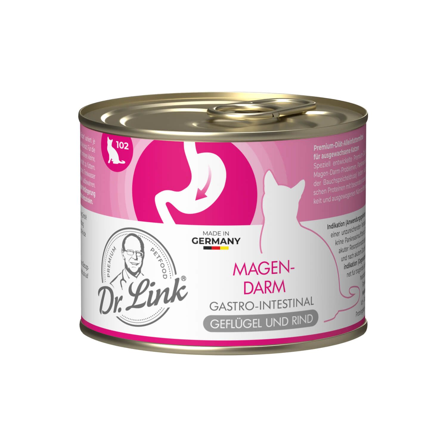 Dr. Link® SPEZIAL-DIÄT Magen-Darm I Gastro-Intestinal Geflügel und Rind