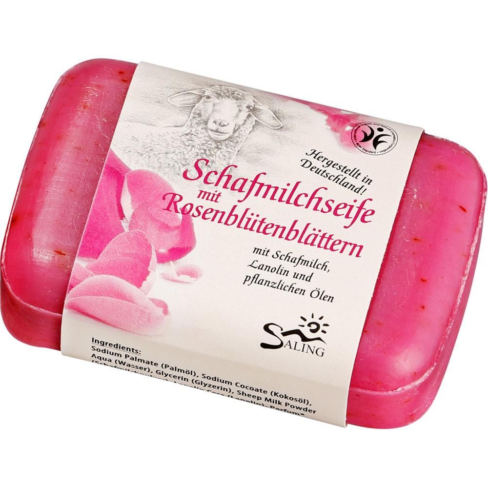 Saling Schafmilchseife Rosenblüten 100 g