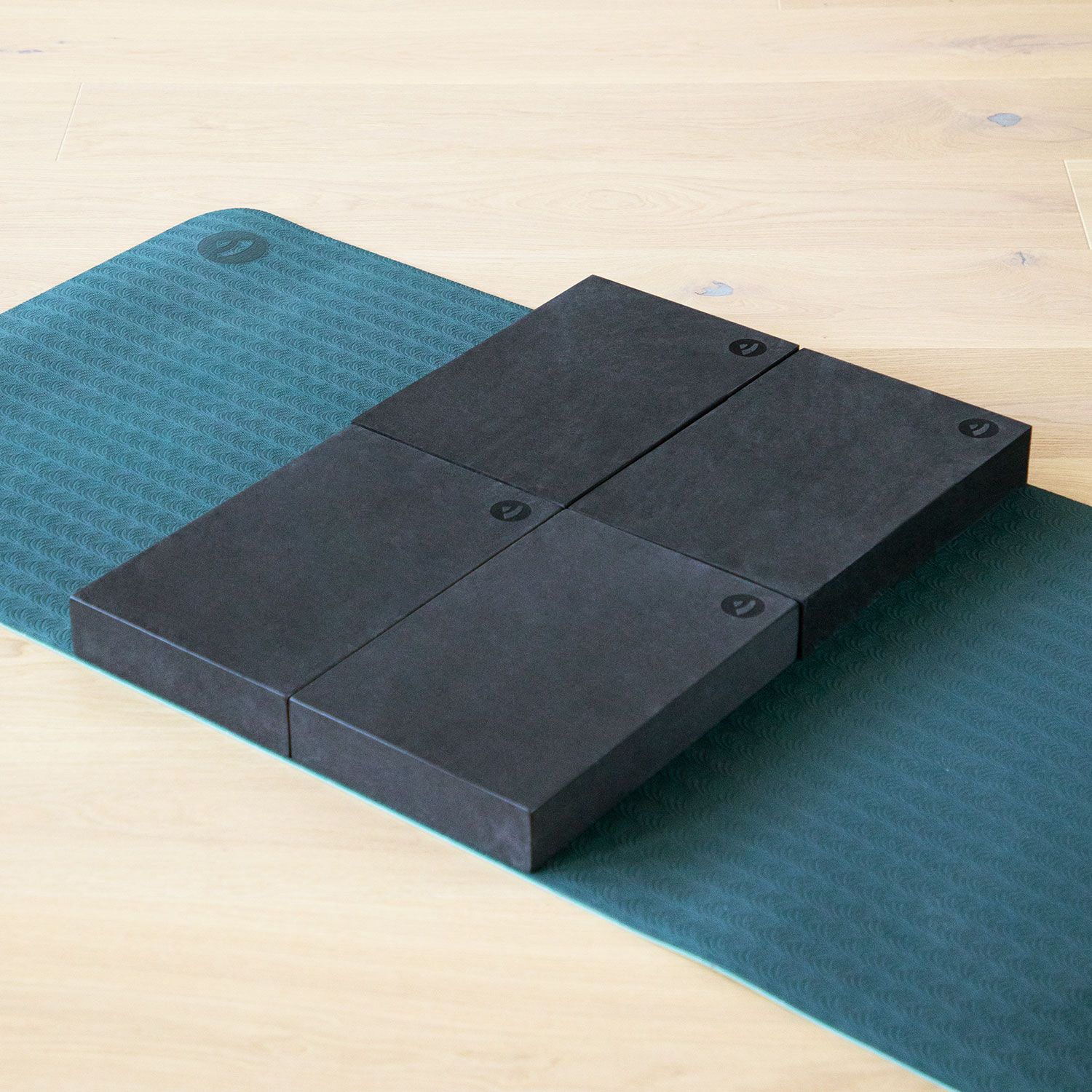 bodhi Schulterstandplatte Asana Yoga Block (Platte) schwarz