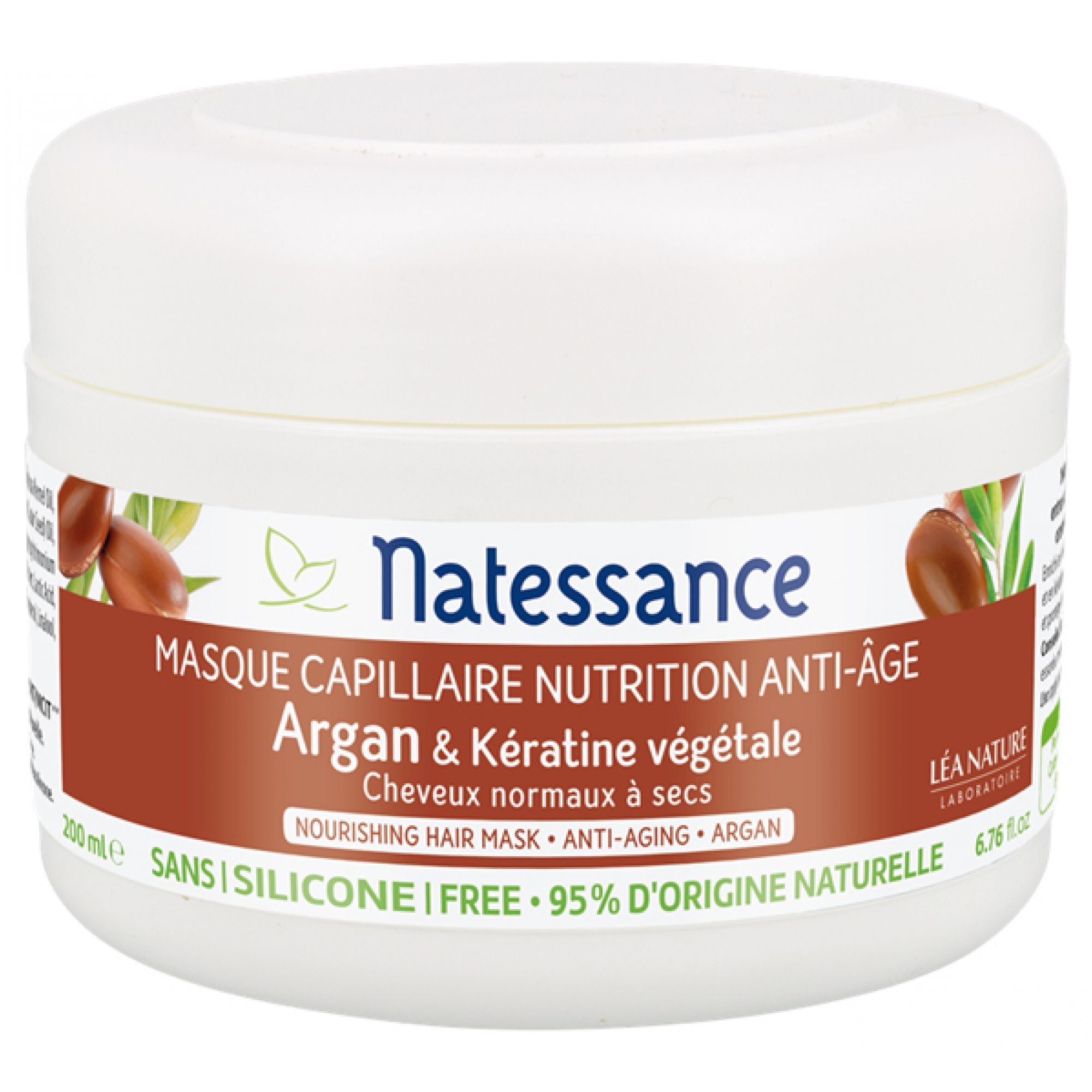 Natessance Argan Haarmaske 7x8,2x8,2 cm