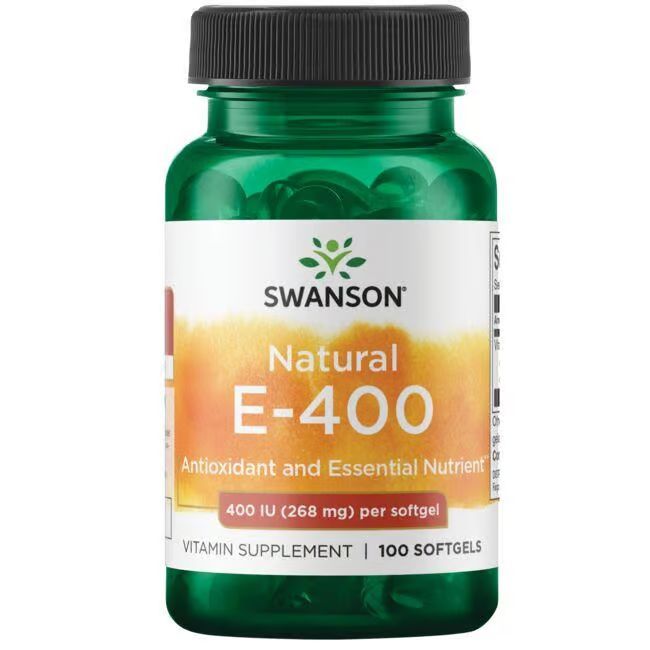 Swanson Natürliches Vitamin E-400 IU 100 Pc