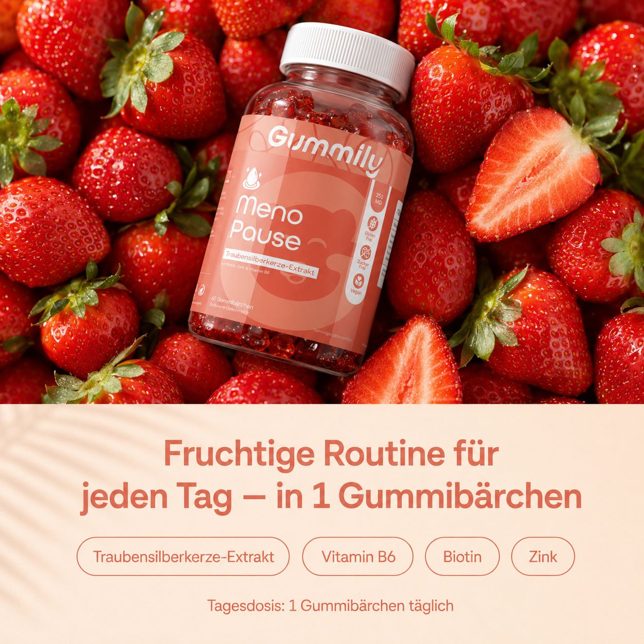 Gummily® Menopause Intenso  - natürlicher Wechseljahre Support (Hormon Balance)