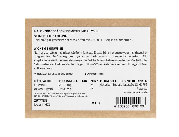 Naturkur® L-Lysin