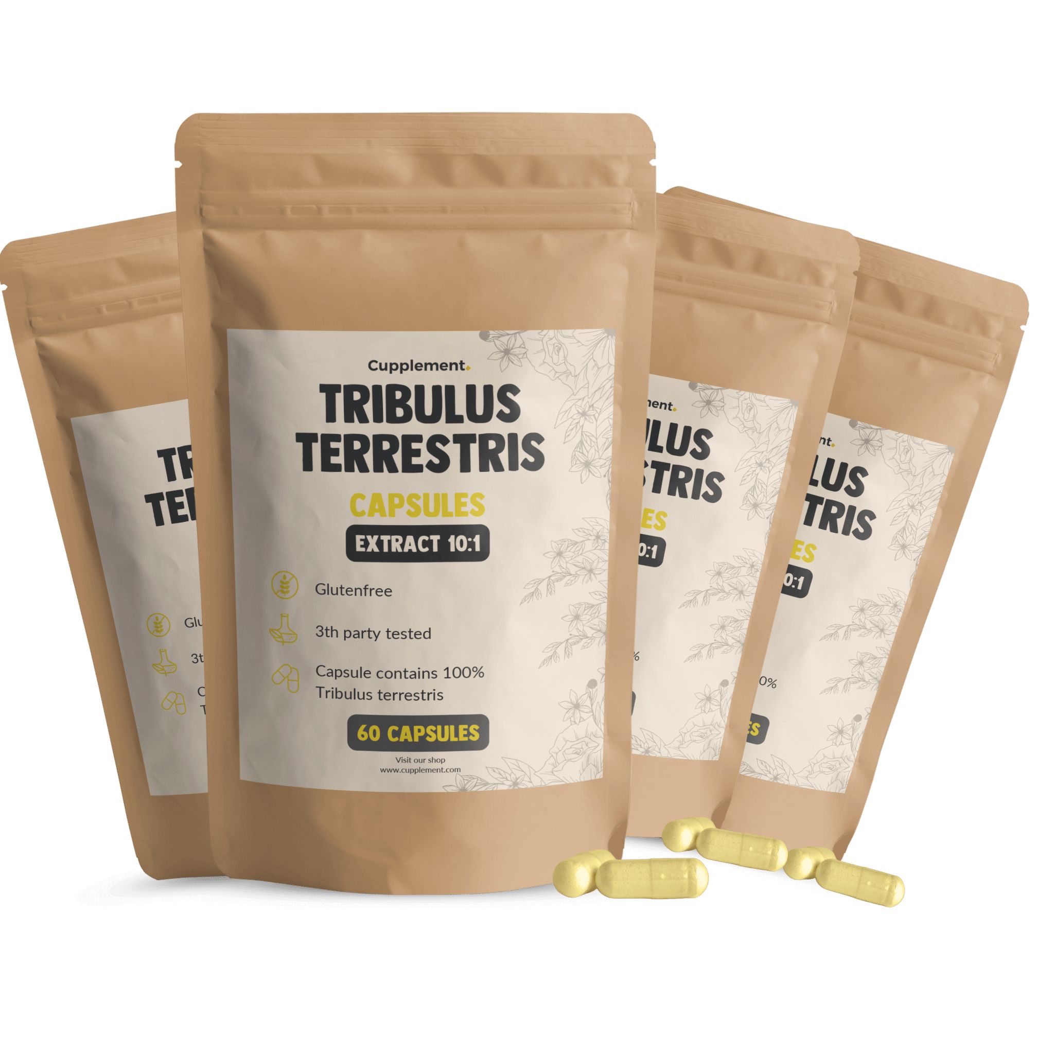 GOYU® – Tribulus Terrestris Extract Capsules 500 mg Multipack 240