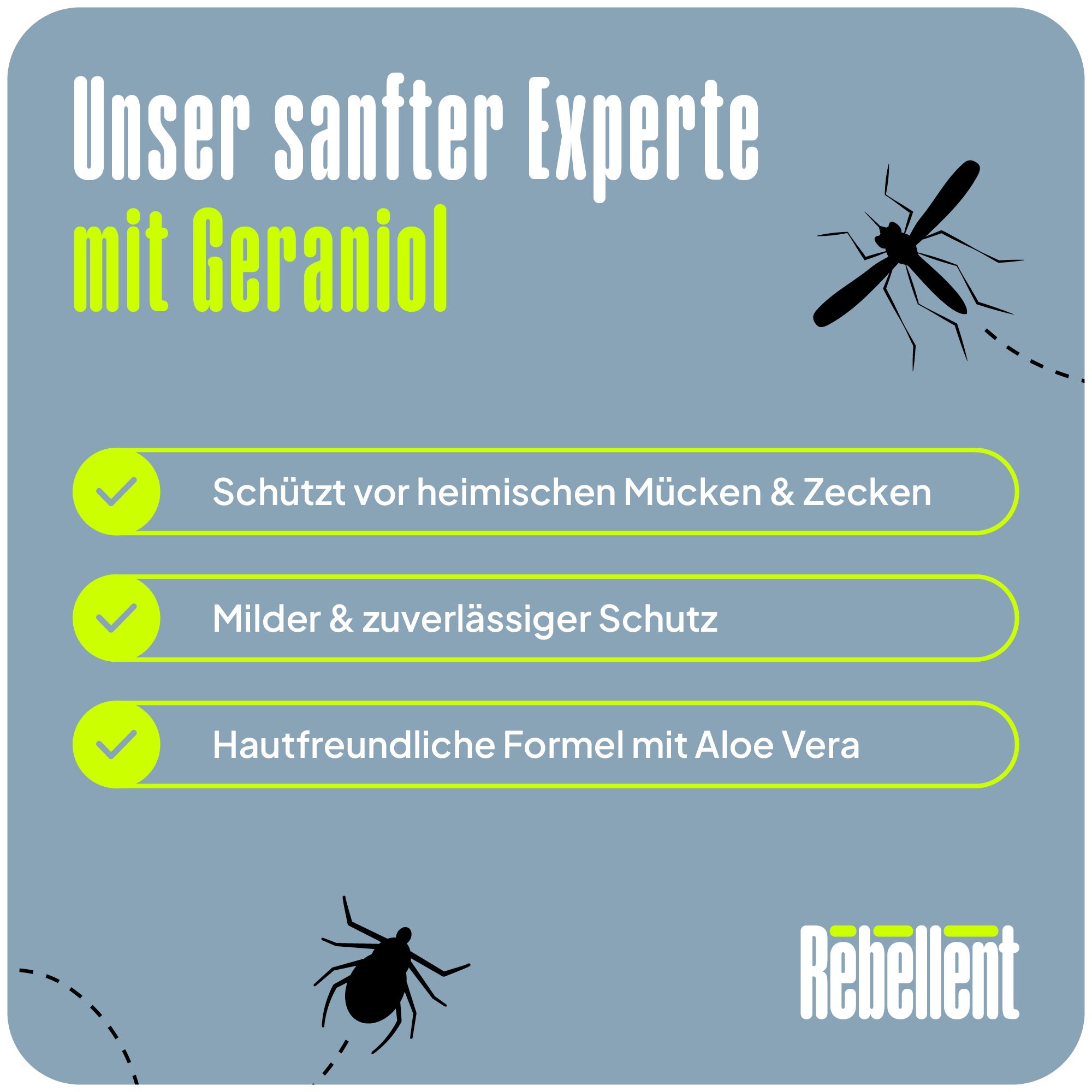 Rebellent Insektenschutzspray Set – FORTE & SENSITIV - SPAR-SET