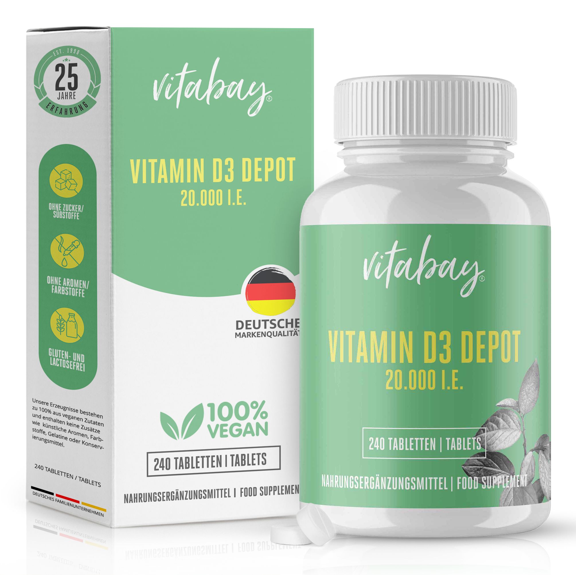 Vitabay Vitamin D3 Depot 20.000 I.E.