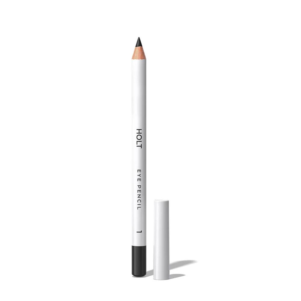 Schwarzer HOLT Eye Pencil mit abgenommenem Deckel.