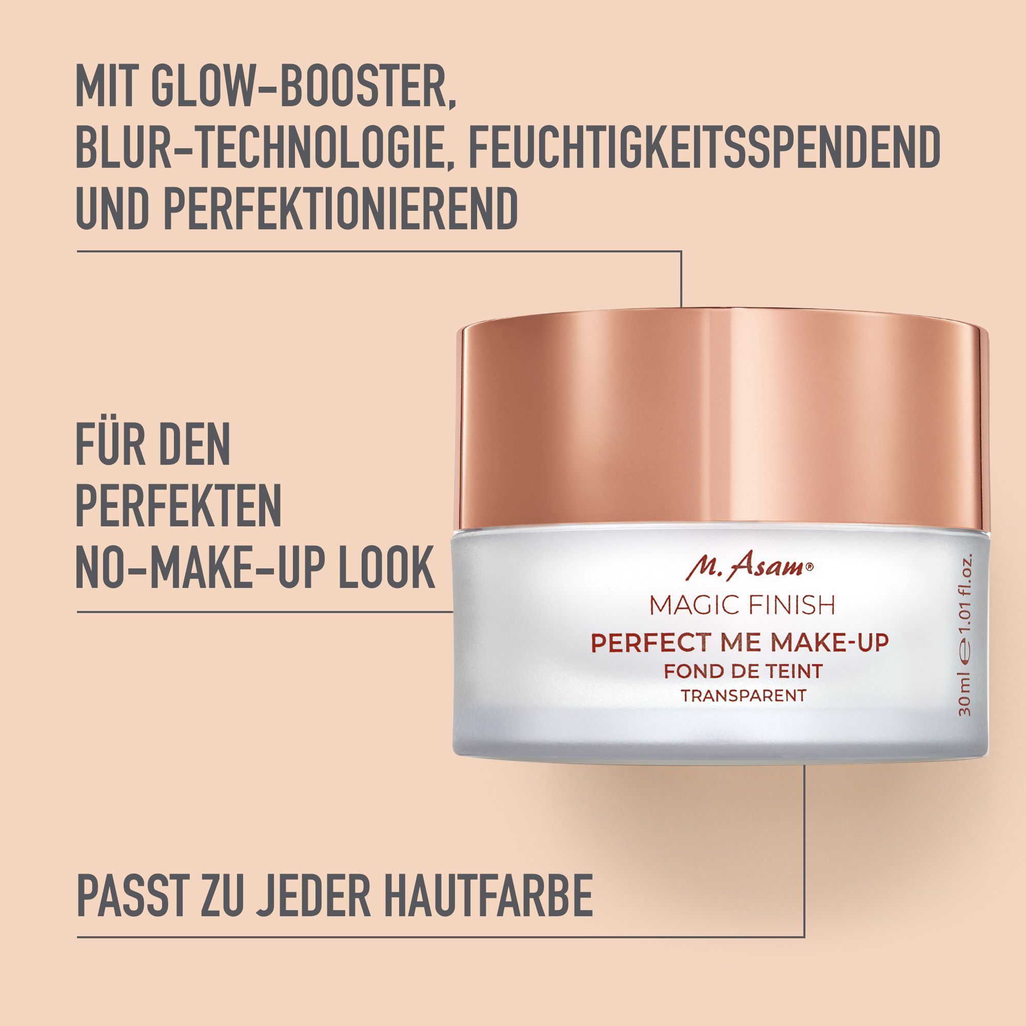 M. Asam Magic Finish Perfect Me Transparentes Make-up Foundation