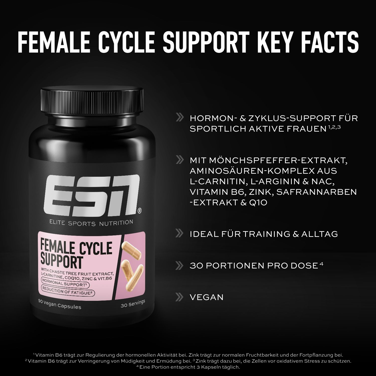 ESN Female Cycle Support Kapseln