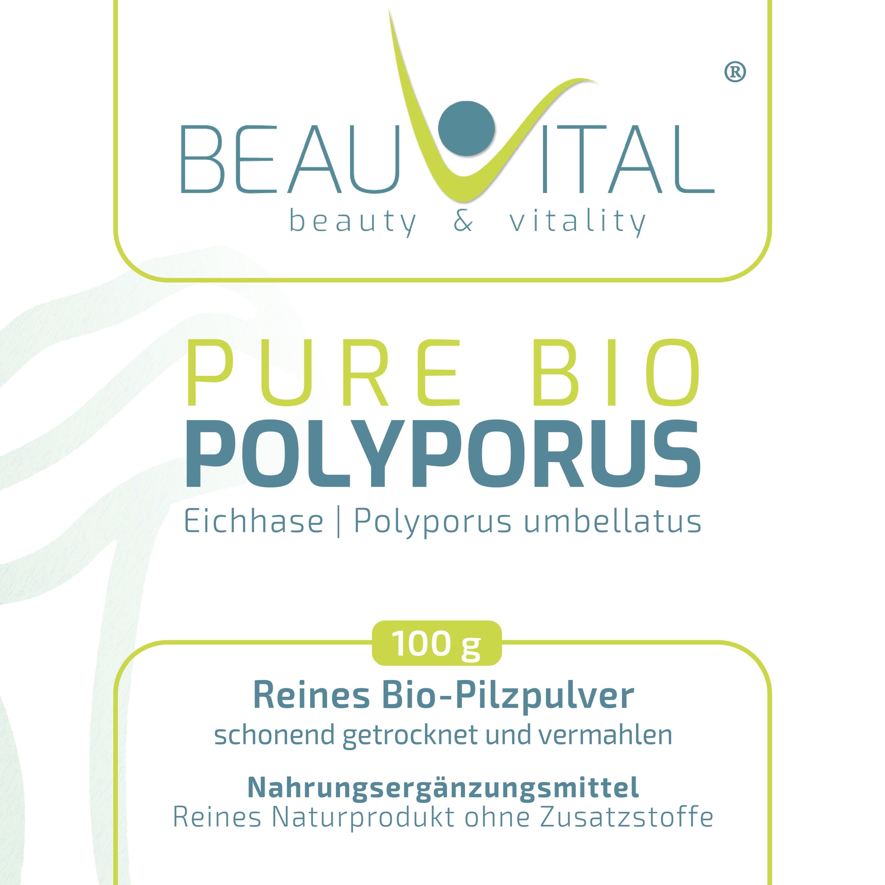 BEAUVITAL® Pure Bio Polyporus umbellatus Pulver, Eichhase