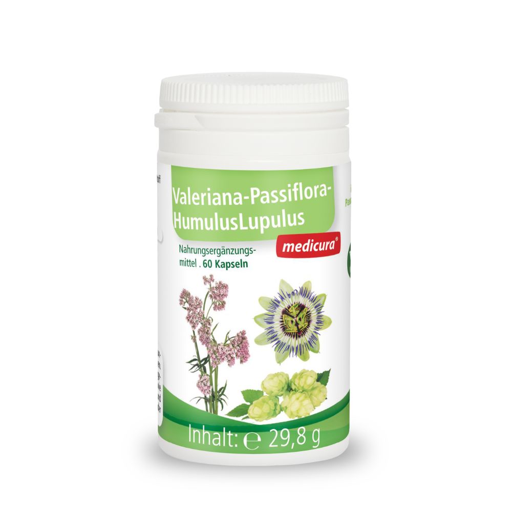 Medicura AG Valeriana-Passiflora-Humulus Lupulus 29,8 g Kapseln