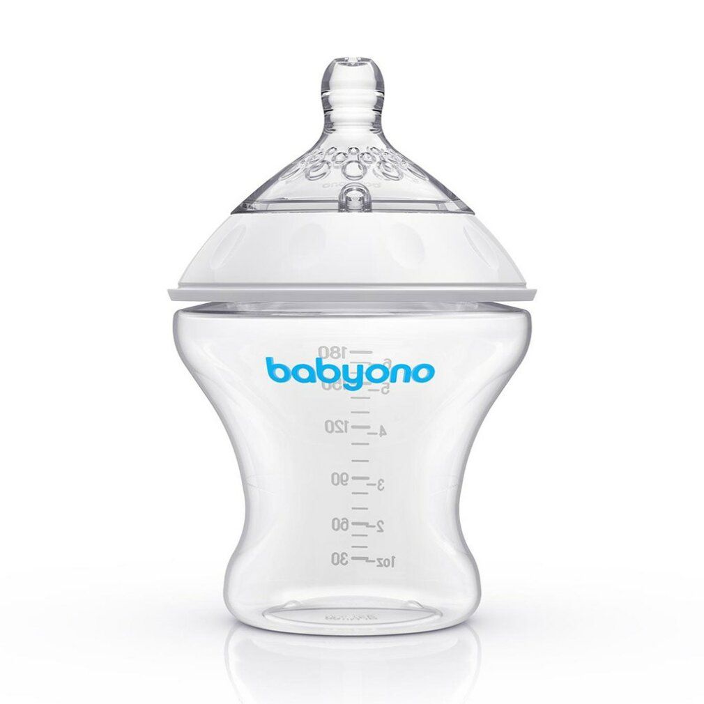 BabyOno Babyflasche 1450 button  natural nursing
