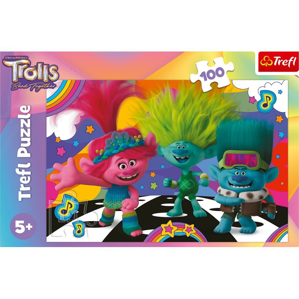 trefl Puzzle Trolls 3: Fun Trolls 100 Teile