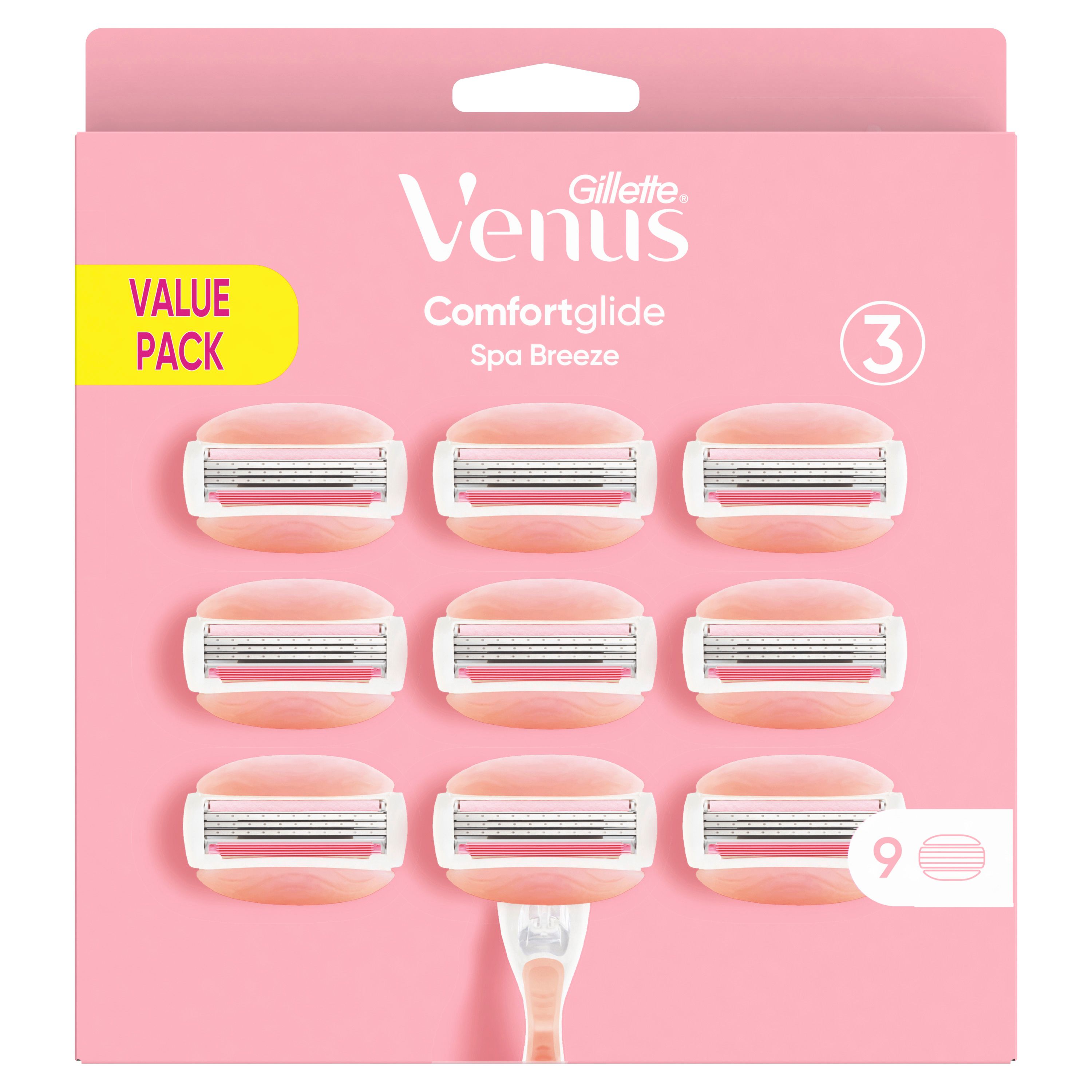 Gillette Venus - Ersatzklingen "Comfortglide Spa Breeze"