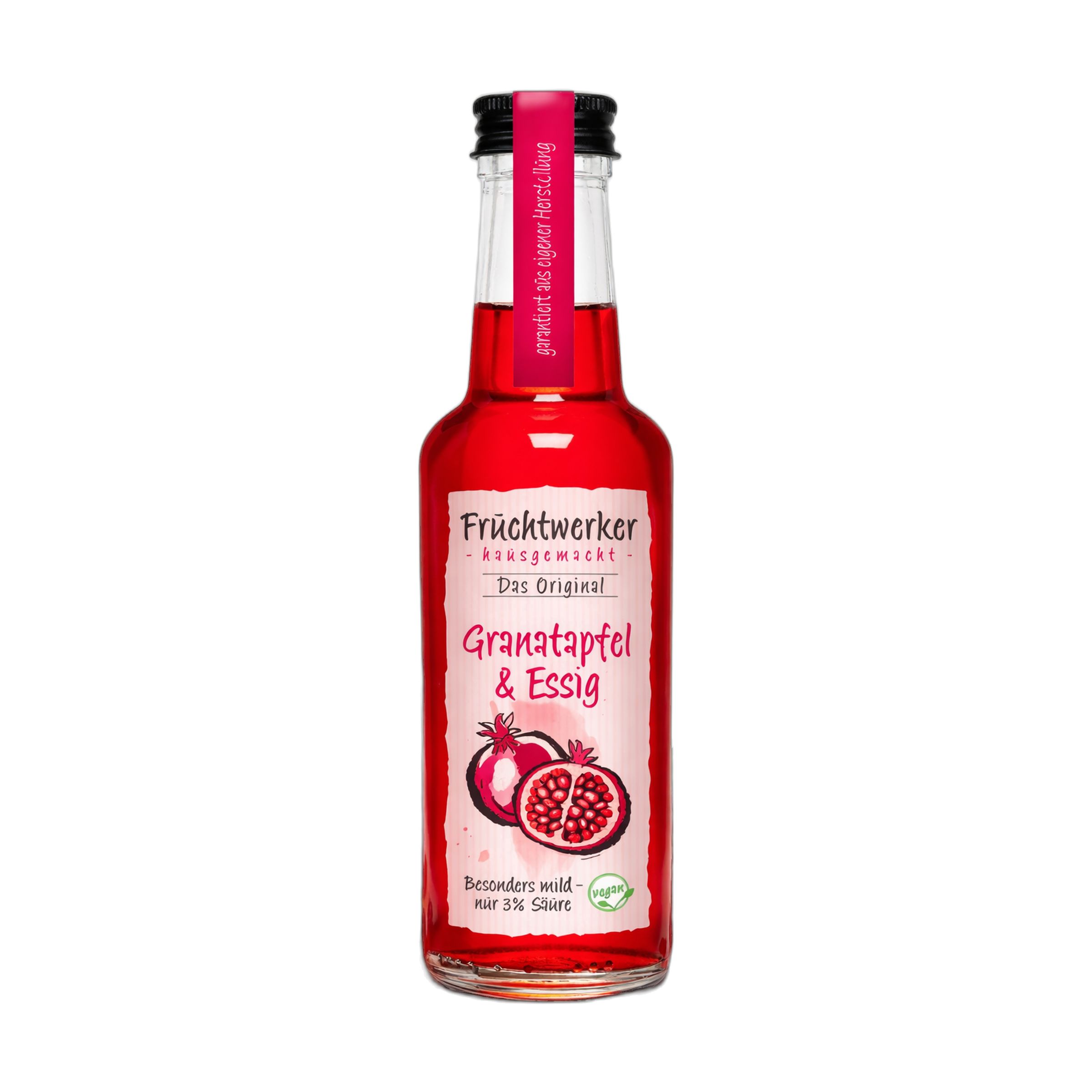 Fruchtwerker Granatapfel & Essig 250 ml Flüssigkeit