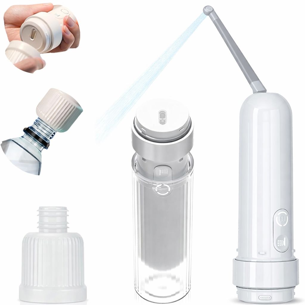 COOL-i Elektrisches Reise Bidet ,Tragbarer, wiederaufladbarer Hand-Bidet-Duschkopf mit 3 Sprühmodi 1 SE Gerät