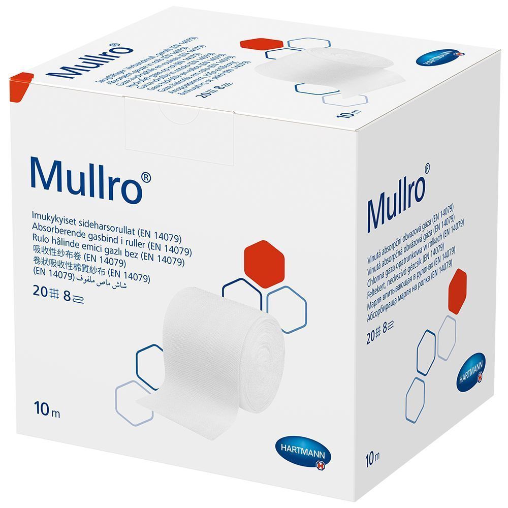 Mullro Verbandmull 10 cmx10 m gerollt 1 St Verband