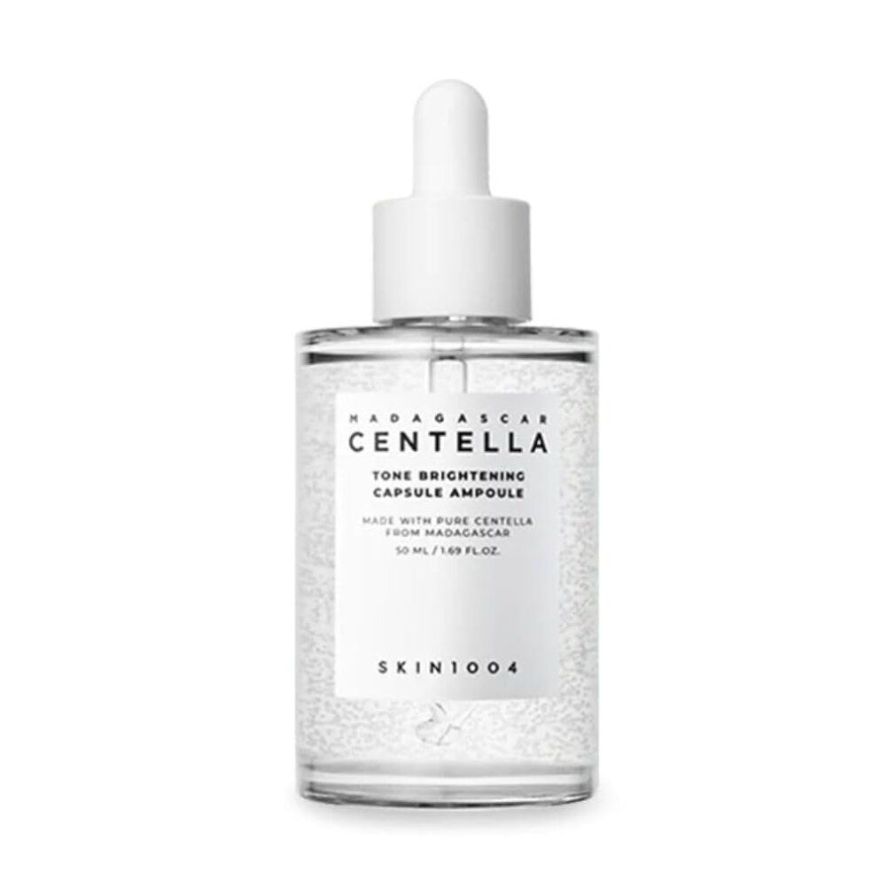SKIN1004 Tone Brightening Capsule Ampoule in Glasflasche mit Pipette.
