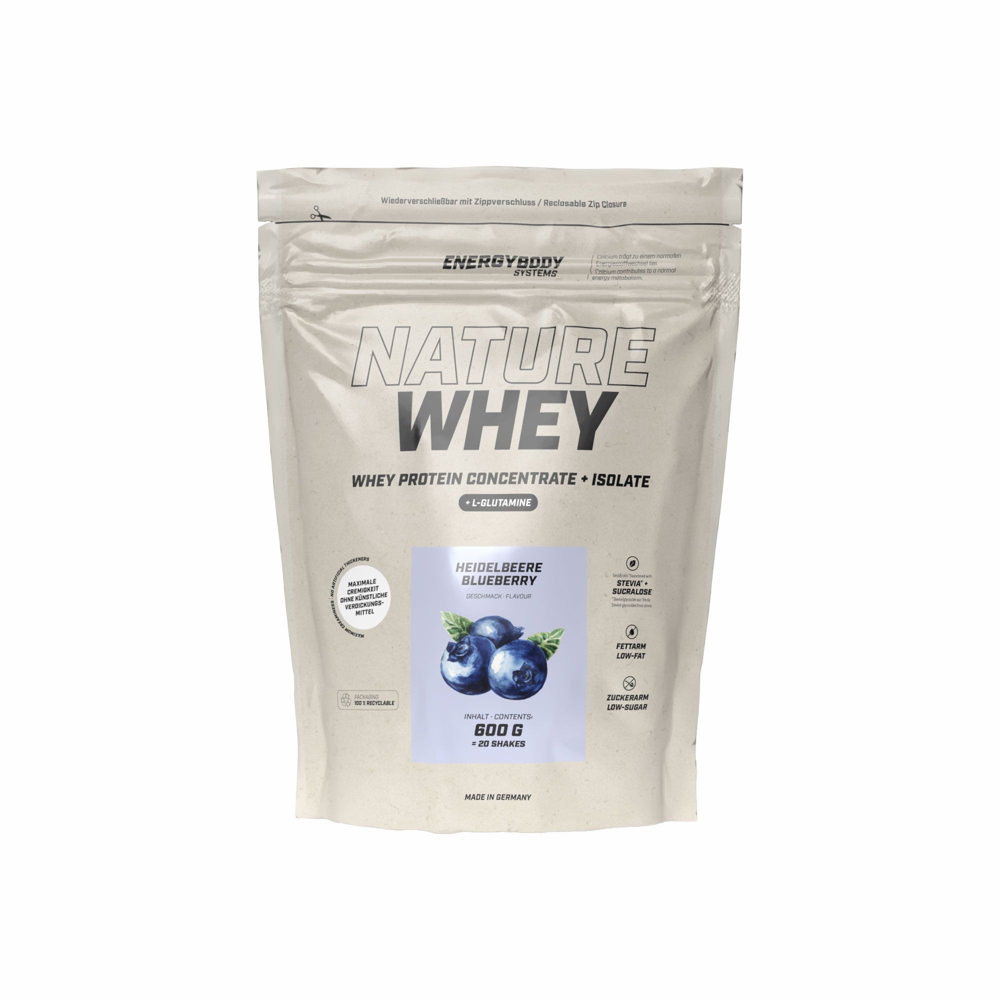 Energybody Systems Nature Whey Protein Heidelbeere