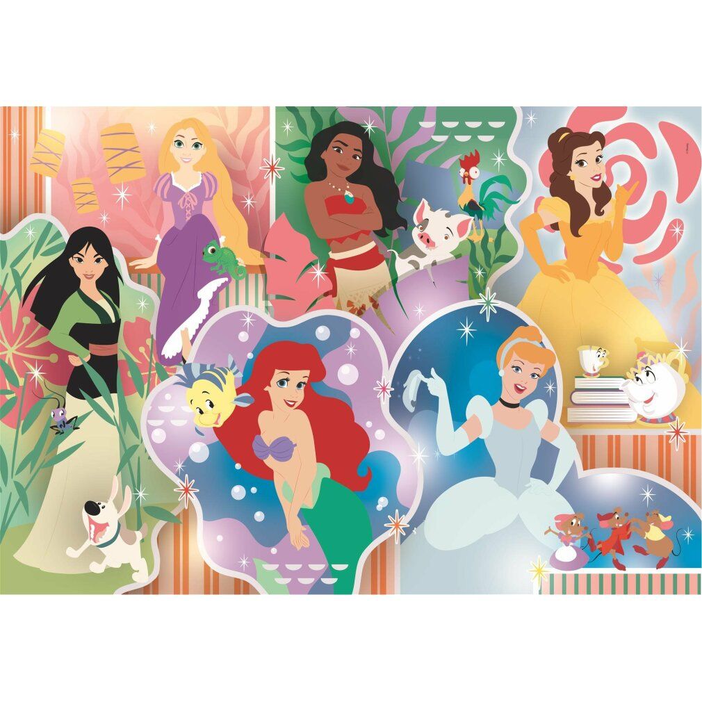 Clementoni Maxi-Puzzle Disney Princess, 24 Teile.