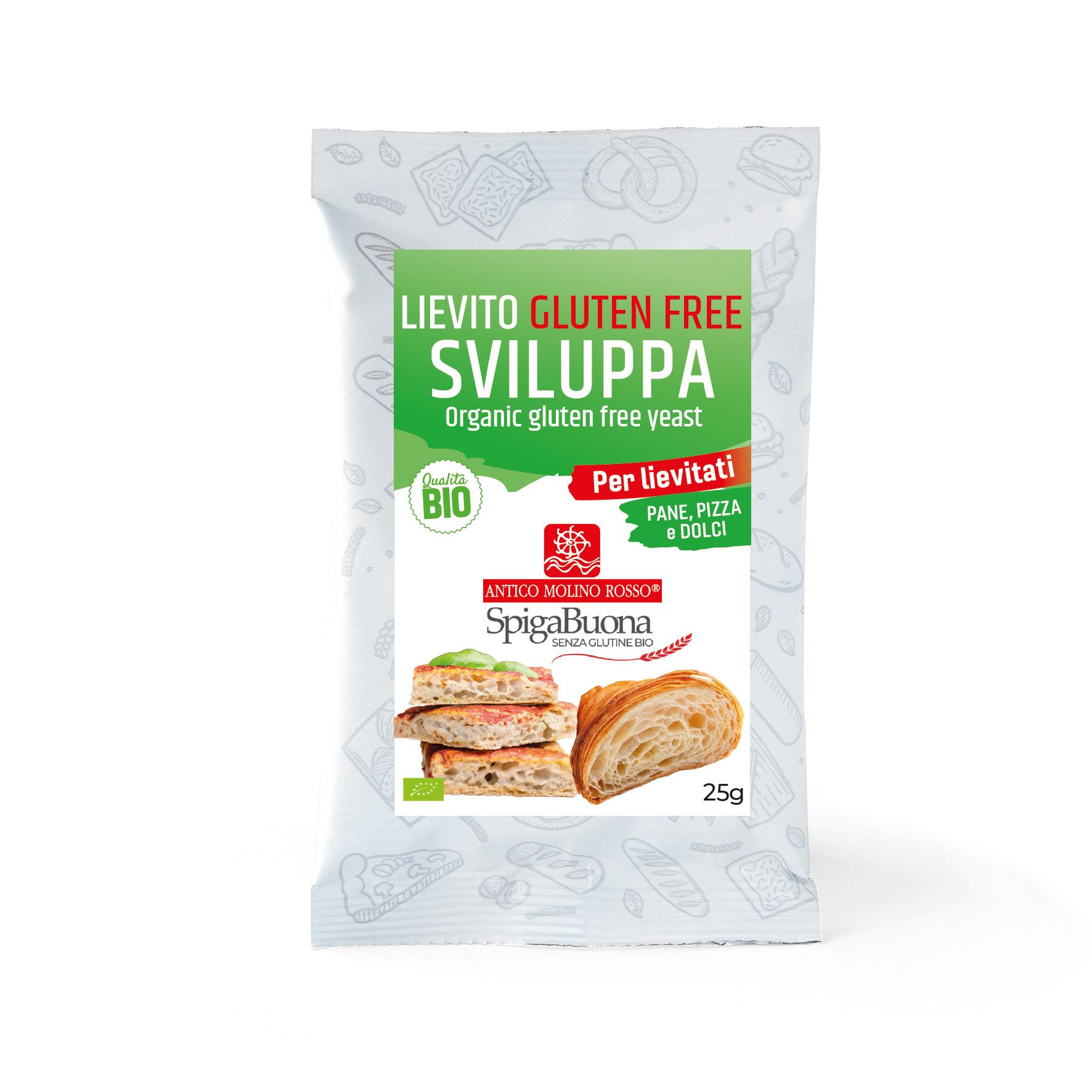 Lievito Senza Glutine SVILUPPA 25 g - Antico molino rosso