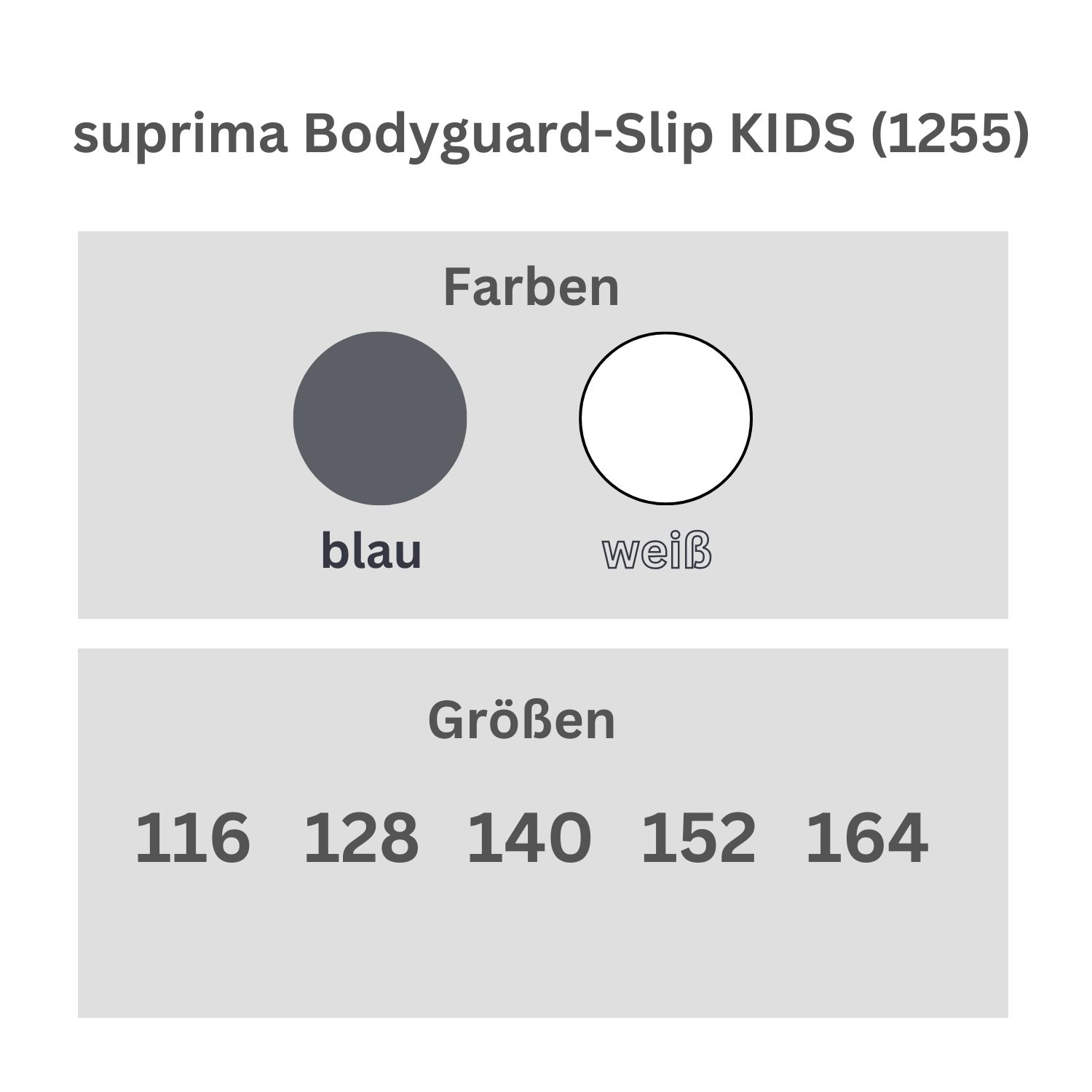 suprima 1255 Bodyguard-Slip KIDS