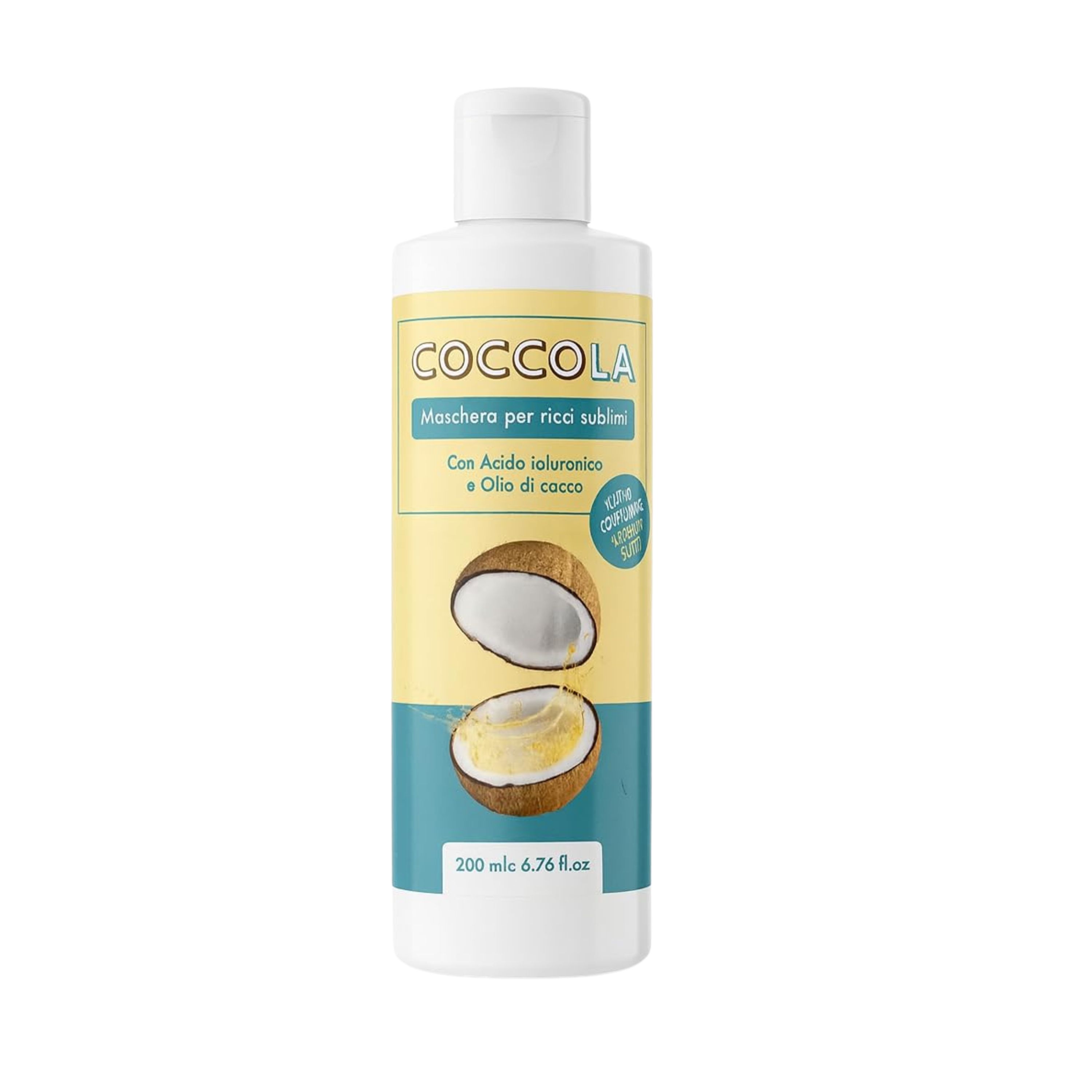 Aloha Labs Coccola - Haarmaske für definierte Locken mit Hyaluronsäure und Kokosöl 200 ml Maske