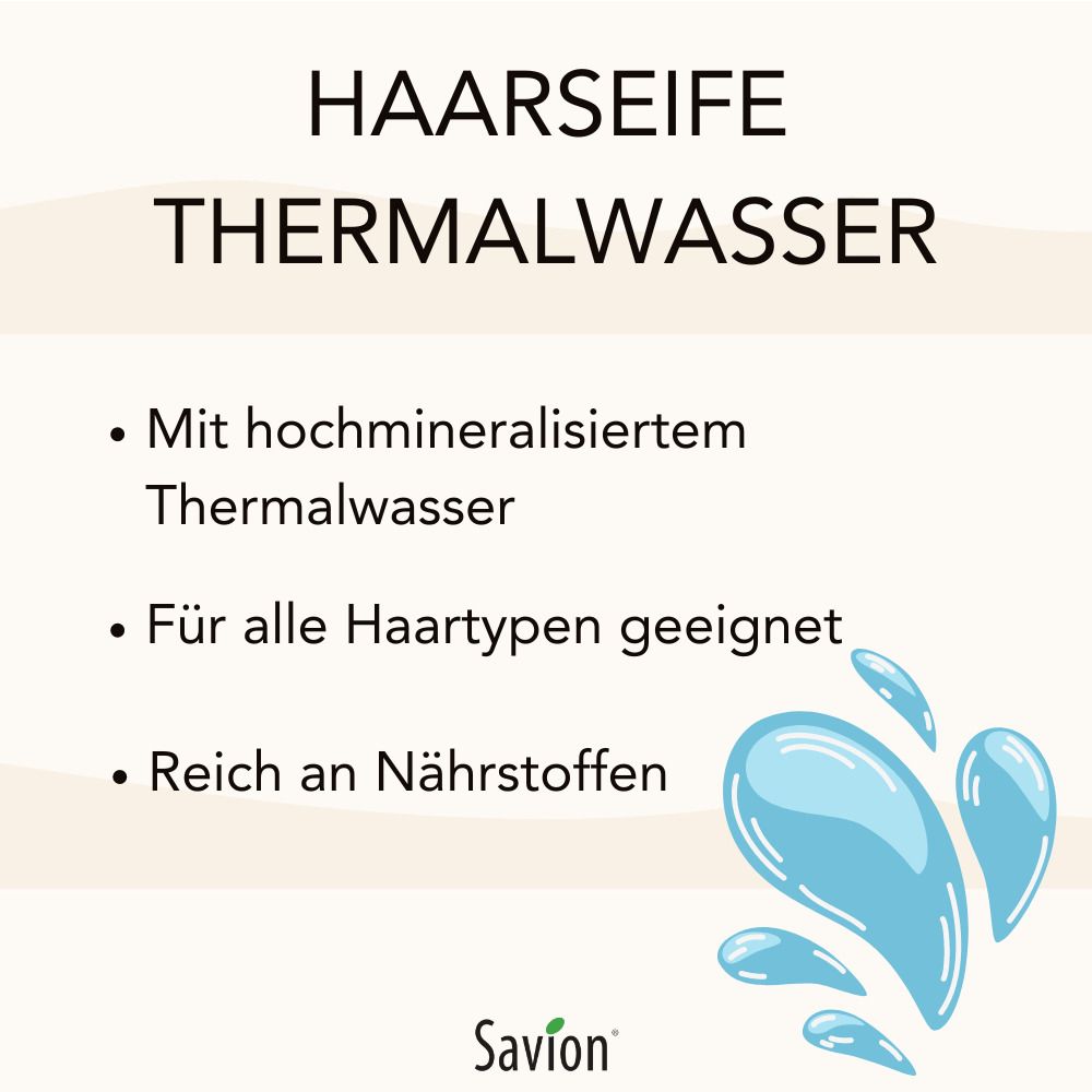 Savion Thermalwasser Körper- und Haarseifen 2er Set