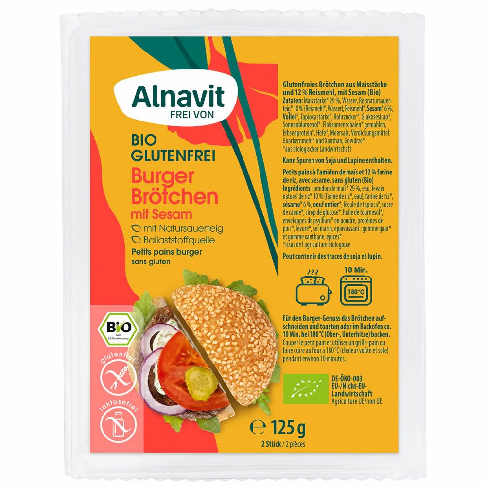 Alnavit Körnige Brötchen glutenfrei