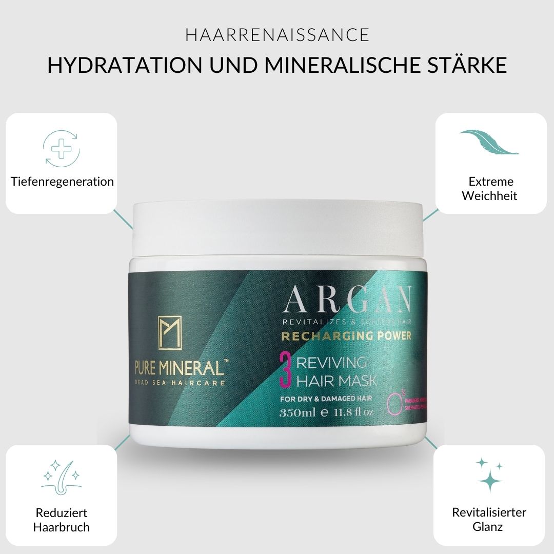 Pure Mineral - Reparatur-Haarmaske Arganöl